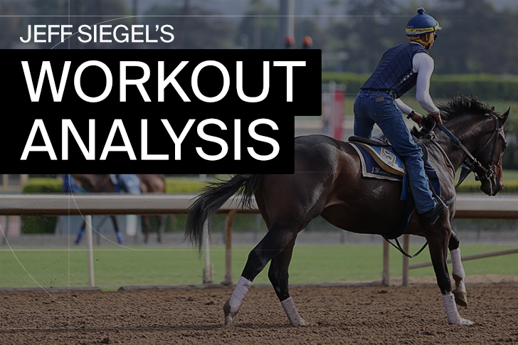 Jeff Siegel’s Blog:  Santa Anita Workout Report (Updated March 21, 2021)